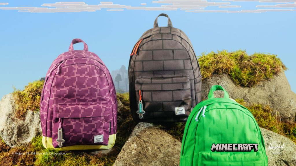 Minecraft x Herschel collab brings limited edition bags and a game changing inventory add-on